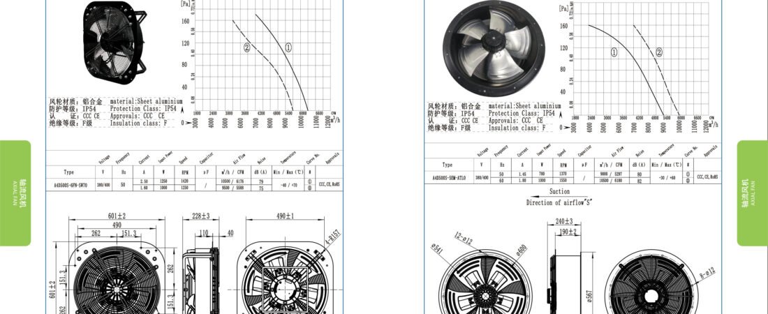 A500-6 External Rotor Axial Fan